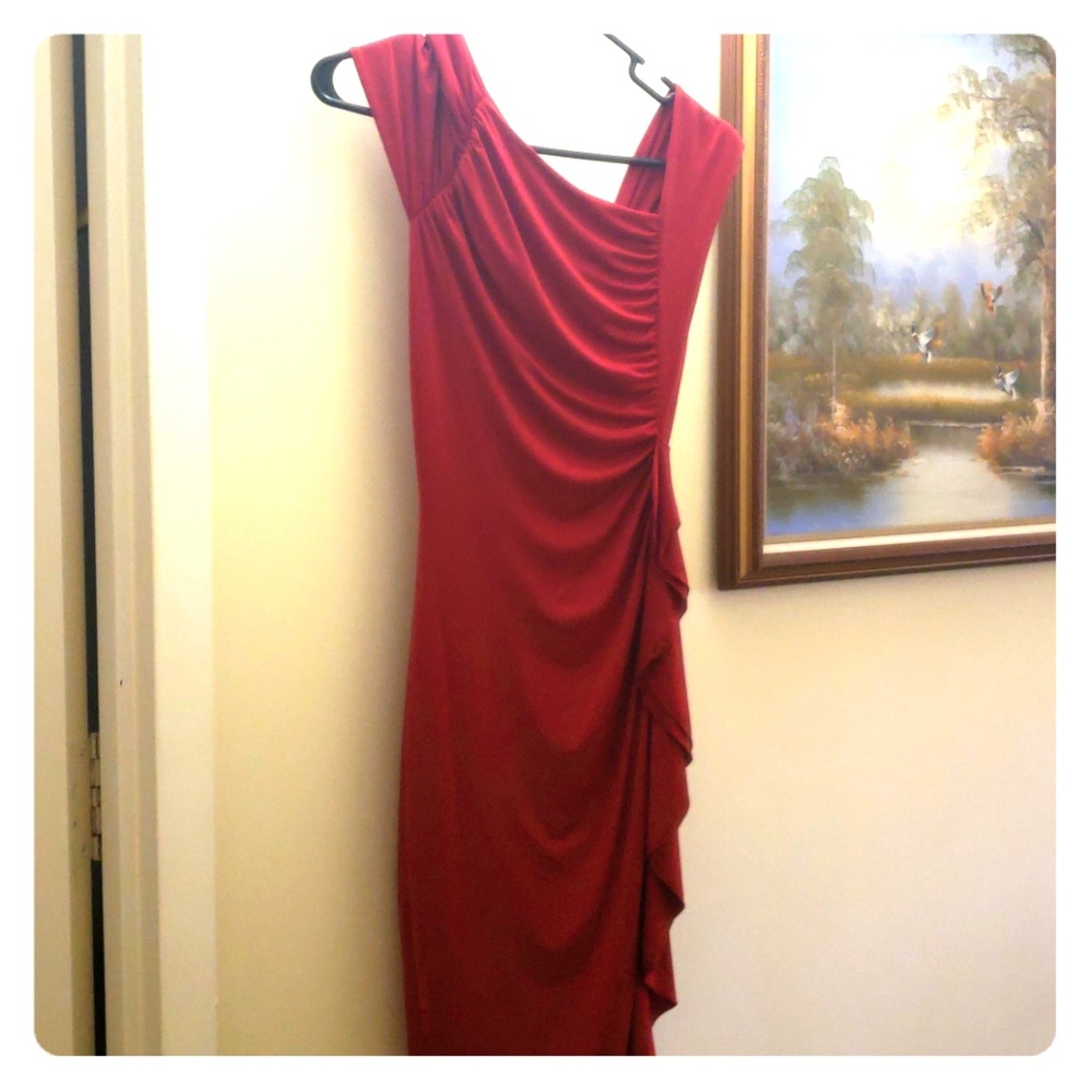 Red dress